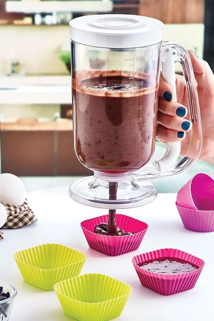 Seri Hamur Porsiyonlayıcı 1 lt Pancake Ölçekli Krema Hamur Puding Dağıtıcı Akıtma