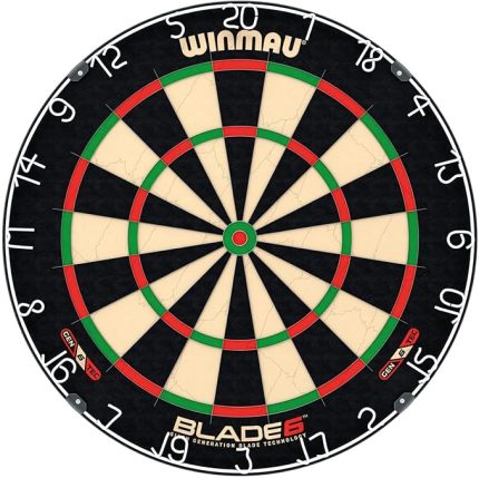 Darts Blade 6 Professional Bristle Dartboard with Official tournament specifications | Endorsed by the PDC