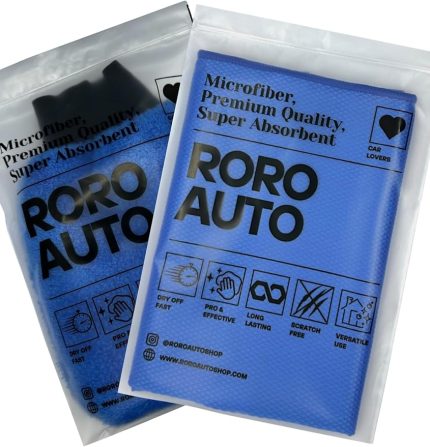 Lacivert Oto Cam Bezi 50X70 & Yıkama Eldiveni Araç Yıkama Seti