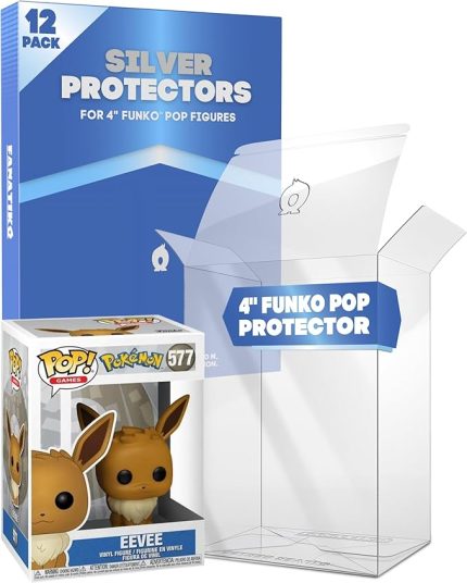 Funko Pop 4" ile Uyumlu 25'li Paket Koruyucu - 0,4 mm Funko Pop'larınızı Funko Koruyucunuzla Mükemmel Durumda Tutun - Çizilmez Filmli Pop Koruyucu (12'li Paket)
