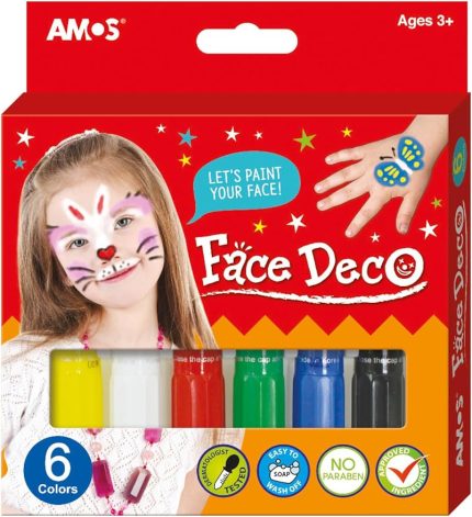 Face Deco 6 Renk Yüz Boyası