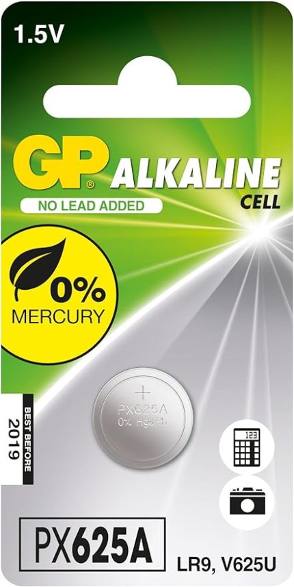 Batteries Gppx625A Alkalin Px625A/Lr9 Boy Pil, 1.5 Volt, Tekli Kart