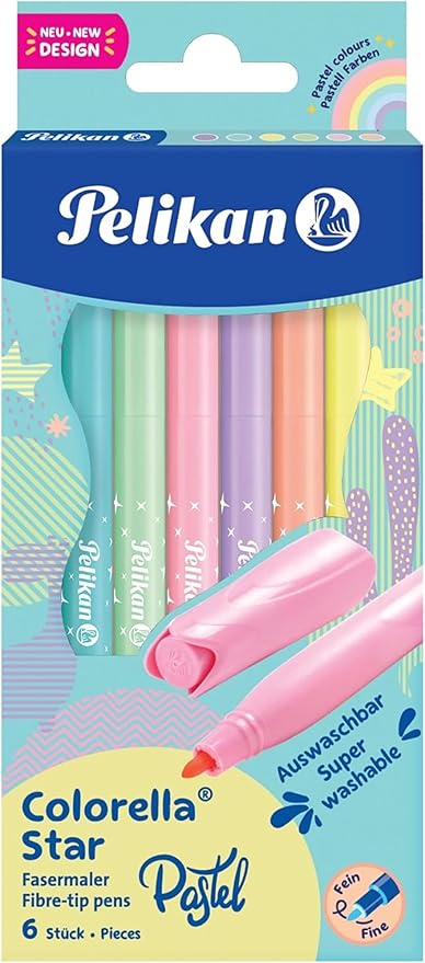 Colorella Pastel 6lı Keçeli Kalem