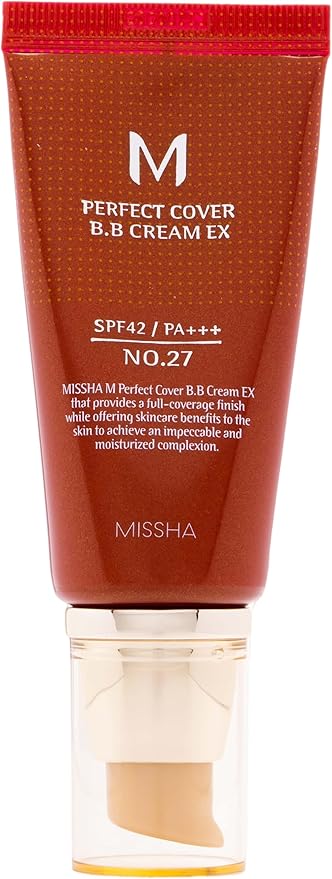 Mükemmel Kapatıcılık Sunan Çok Fonksiyonlu M Perfect Cover BB Krem Ex SPF42 PA No.27 50 mililitre