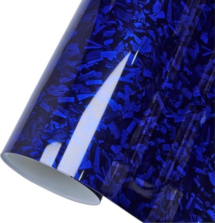 Dövülmüş karbon folyo, vinil otomobil folyosu, kendinden yapışkanlı, kabarcıksız, otomobil folyosu, kendin yap dekorasyon, otomobil, motosiklet, bisiklet için boya koruma folyosu (mavi