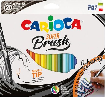 Super Brush Keçeli Boya Kalemi 20'Li