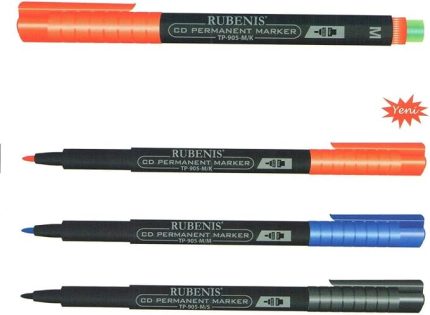 ASETAT KALEMI M SIYAH 12 LI TP-905