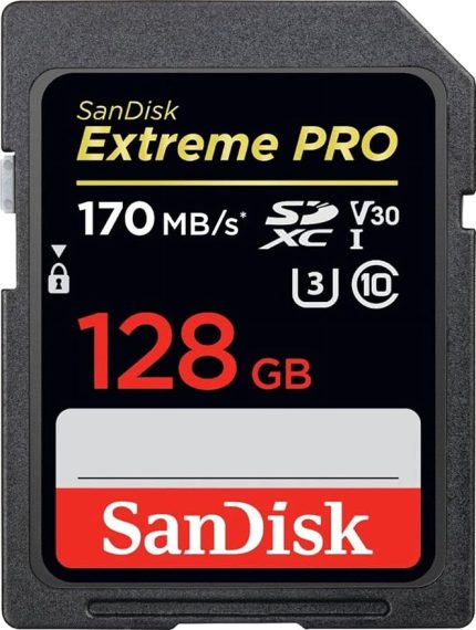 Extreme Pro 128 GB SDXC UHS-I Class 10 Hafıza Kartı SDSDXXY-128G-GN4IN, 170MB/sn