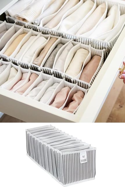 Akordiyon Çekmece Düzenleyici (Medium, Gri)