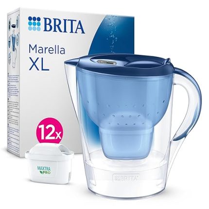 Marella XL ALL-IN-1 Filtreli Mavi Su Arıtma Sürahisi – 12 Filtreli