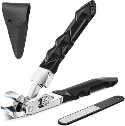 Tırnak makası, ergonomik tırnak makası, ayak tırnakları, ultra geniş açıklık, yaşlılar için tırnak makası, keskin tırnak düzeltici. Erkekler ve kadınlar için birinci sınıf çelikten yüksek