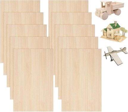 10 adet kontrplak, 300 x 200 x 3 mm el işi ahşap plaka, el işi için ahşap plakalar, kontrplak plakalar, balta tahtası, lazer projeleri, kendin yap modelleri, sanat ve el sanatları, resimler için