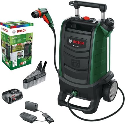 Home and Garden Akülü Basınçlı Dış Mekan Yıkama Cihazı Fontus 18 V (1 Akü, 18 Volt Sistemi, Karton Ambalajda)