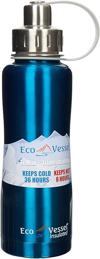 Vessel Unisex Termos Üçlü Yalıtımlı Vidalı Başlık Termos 0.75 lt, Turkuaz