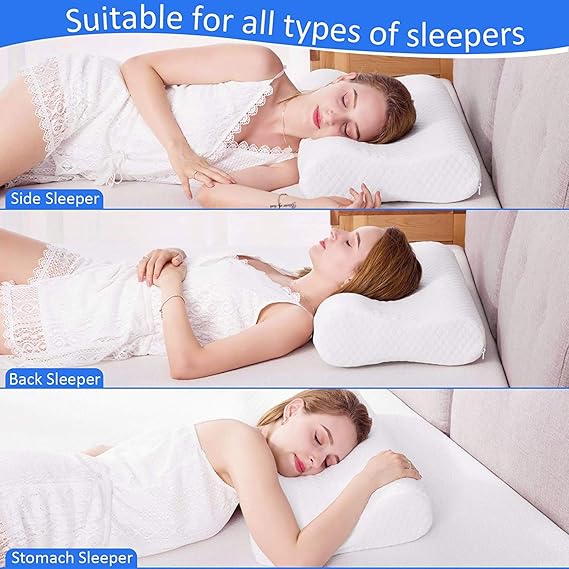 Planet Visco Yastık Destekli Ortopedik Yastık Visco Boyun Yastığı - Görsel 4