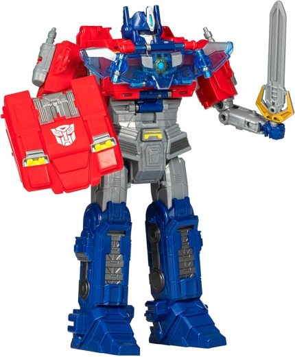 One Movie Power Flip Optimus Prime (Orion Pax) Dönüştürme Aksiyon Figürü, 4 Mod, 10 "İnteraktif Elektronik Oyuncak, Işıklar ve Sesler, 6+