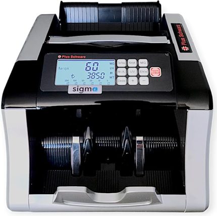 Plus Schwarz Karışık Para Sayma Makinesi, Tl Karışık Sayım - Euro Ve Usd Adet Sayım - Müşteri Ekranı