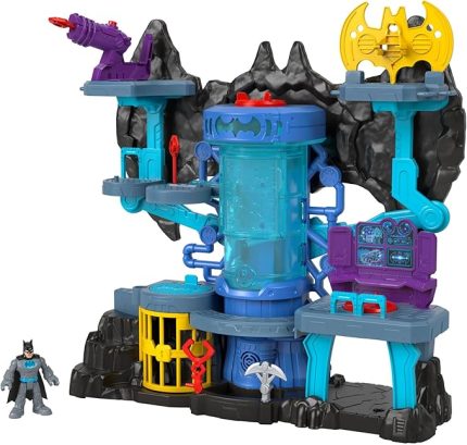 Imaginext™ DC Super Friends™ Bat-Tech Batcave™ Batman'in Mağarası Imaginext DC Super Friends Bat-Tech Batcave Oyun Seti, Işıklı ve Sesli, 3-8 Yaş Arası Çocuklar İçin Uygundur GYV24 GYV24