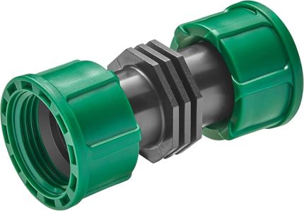 Valf kutuları için bağlantı elemanı V3: İki valf kutusunu bağlamak için aksesuar ürünü V3, kolay vidalı bağlantı, 2 x 1 inç iç dişli (02758-20)