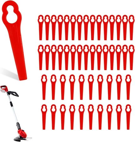 adet yedek bıçak, çim biçme makinesi için, Einhell akülü çim biçme makinesi, çim biçme makinesi için uygun, plastik çim biçme bıçağı (Einhell çim biçme makinesi için yedek bıçak