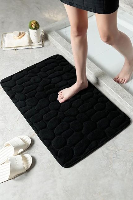 Köpük Kaymaz Banyo Paspası Su Geçirmez Yumuşak Zemin Matı 40X60 Cm Banyo Aksesuarı