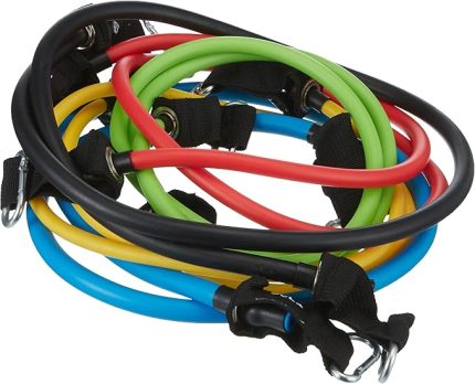 Direnç Lastiği Seti, 10 Parça, 4 Farklı Direnç Seviyesi, Taşıma Çantalı, ACS-400