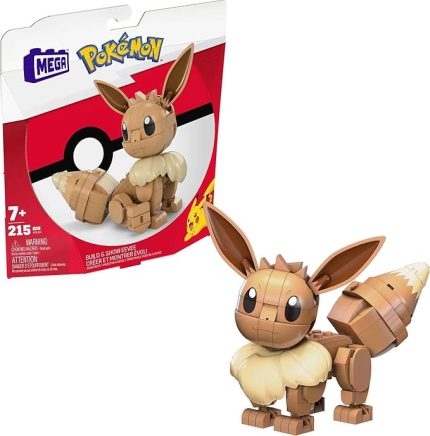 Brands Mega Hdl84 - Mega Construx Evoli Pokémon Inşaat Seti, Çocuklar Için Inşaat Oyuncakları, 7 Yaşından Itibaren Oyuncaklar