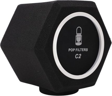 Sünger kapağı, Dikkat dağıtıcı unsurları Azaltabilir 5 taraflı Sızdırmaz Mikrofon ön Cama gürültü, Profesyonel Kayıt stüdyoları Için