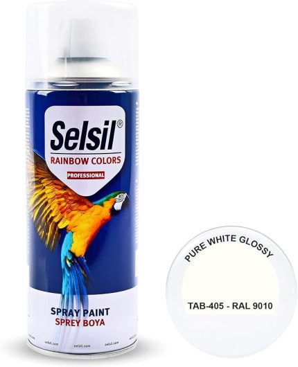 Parlak Beyaz Sprey Boya Ral9010 400ml