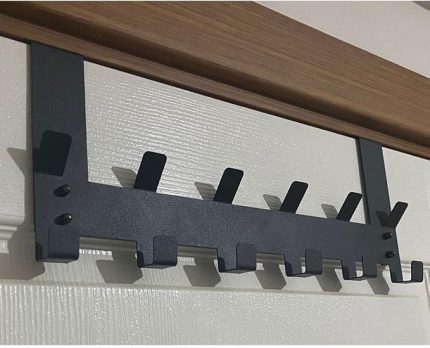 Metal Amerikan Kapı Arkası Vidalı Askılık Organizer ve Banyo Kapı Arkası Vidalı Askılık