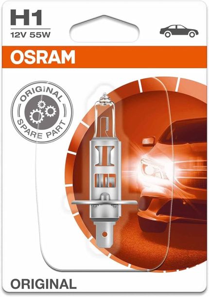 ORİJİNAL H1, halojen far ampulü, 64150-01B, 12V, tekli blister (1 adet)