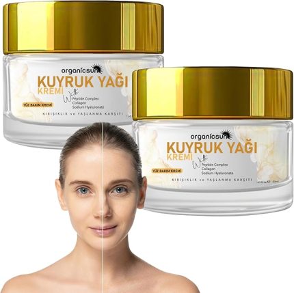 Yağı Kremi | Kırışıklık & Yaşlanma Karşıtı Anti Aging Yüz Bakım Kremi 50ml - Collagen İlaveli, Nemlendirici Etki (2'li Paket)