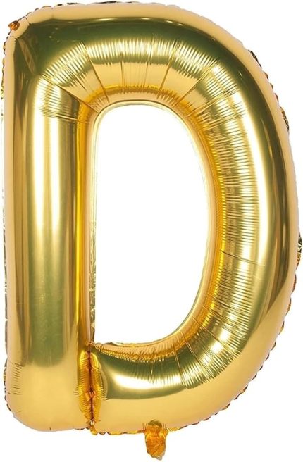 Folyo Balon D Harfi Helyum Balon 36 Cm Gold Renk D bmcNM201