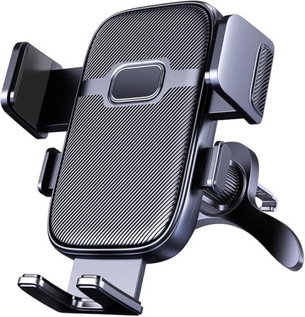 Metal Kancalı Havalandırma Destekli Araç içi Telefon Tutucu