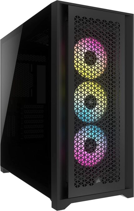 CC-9011242-WW iCUE 5000D RGB AIRFLOW 3xAF120 Mid-Tower Siyah Gaming Kasa