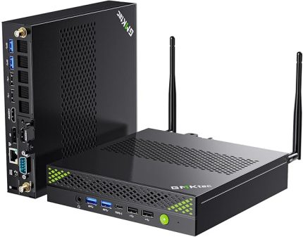 Mini PC İş İstasyonu, Intel Core i9 13900HK (14C/20T) kadar 5.4GHz, Mini Bilgisayar 32GB DDR5 RAM 1TB SSD, 8X USB Bağlantı Noktaları/COM/HDMI/DP Ofis İş