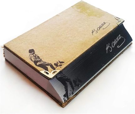 DEFTER BLOKNOT-EL YAPIMI KALIN KAPAK ÖZEL AÇILI KESİMLİ
