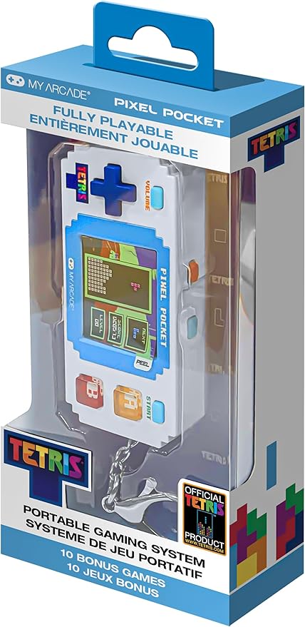 ARCADE PIXEL POCKET TETRIS RETRO KONSOL 11 OYUN