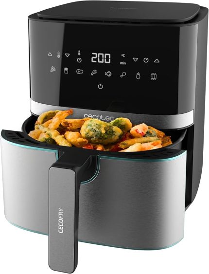 CecoFry 5500 Pro, 5.5L Air Fryer XL, 1700 W, PerfectCook Teknolojisi, 8 Pişirme Modu
