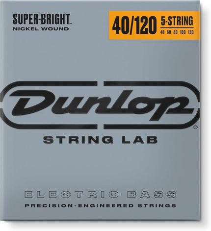 Dunlop Dbsbn40120 Nickel 5 Telli Bas Gitar Seti (40-120)