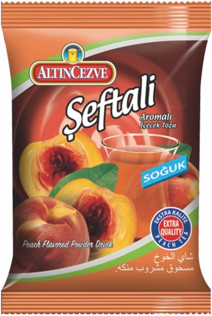 Şeftali Aromalı Toz İçecek - Soğuk Şeftali 450 Gr