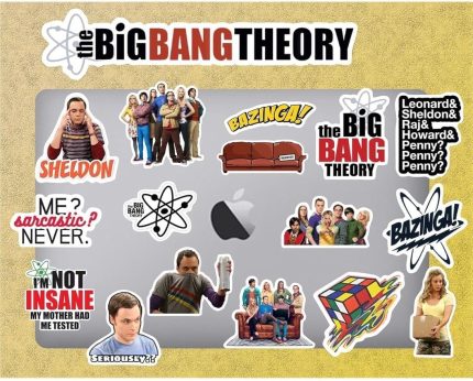 Major Selection The Big Bang Theory Laptop Notebook Tablet Sticker Seti