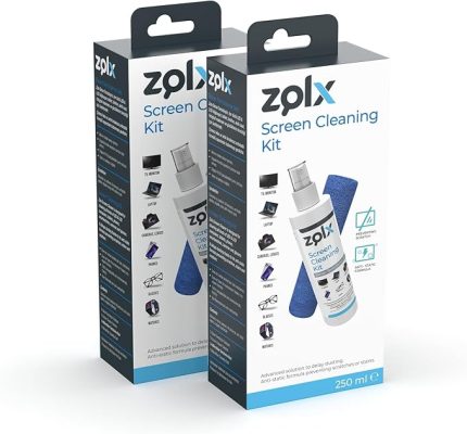 Ekran Temizleme Seti 250ML + Temizleme Bezi * 2 Adet Lcd, Led, Ekran, Laptop, Tablet, Bilgisayar, Televizyon, Cep Telefonu, Gözlük, Kamera, Koruyucu Ve Parlatıcı Doğal Temizleme