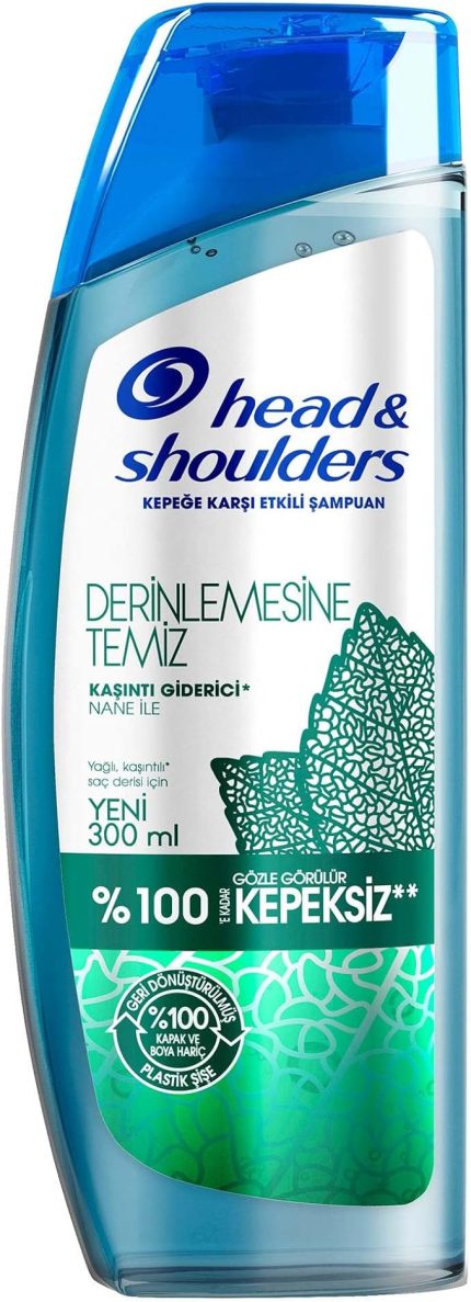 & Shoulders Derinlemesine Temizlik Şampuan Kaşıntı Giderici Nane 300 ml
