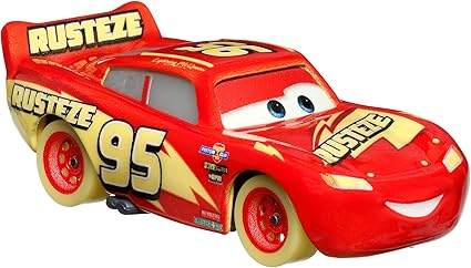 Karanlıkta Parlayan Yarışçılar Tekli Karakter Araçlar HPG76 - Hpg77 Lightning Mcqueen - Görsel 2