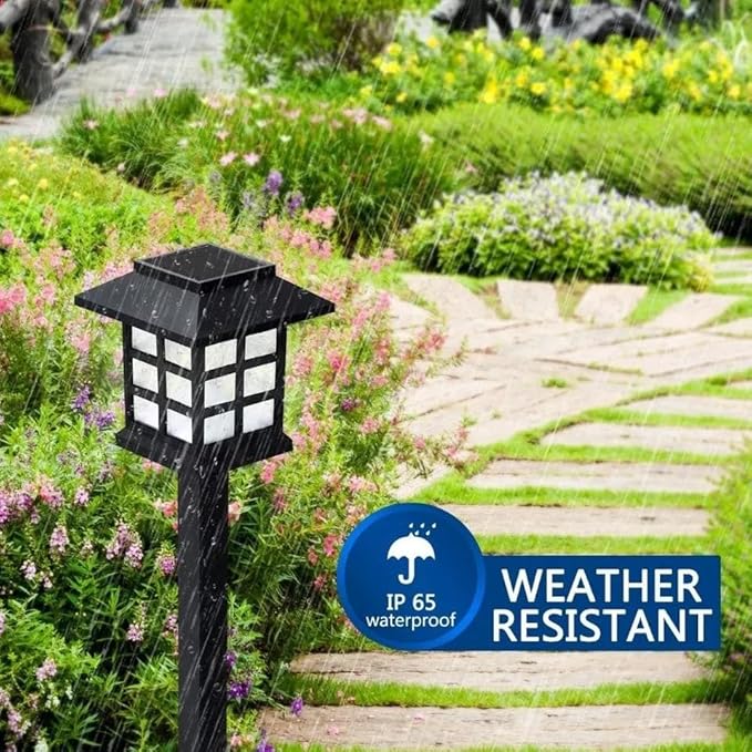 Helios 2 Adet Solar Güneş Enerjili, Dış Mekan, Bahçe Aydınlatması, Sevgililer Günü, Peyzaj, Veranda, Çit, Balkon Dekorasyonu, Ağaç İçin, Su Geçirmez, Fener, Süs, Lamba, Beyaz Led Işık 36 CM - Görsel 5