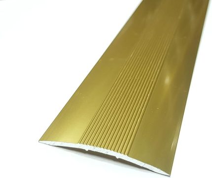 Eşik Profili Parke Zemin Geçiş Profili Kapı Eşikliği Sarı 4 cm Genişlik 100 cm Uzunluk