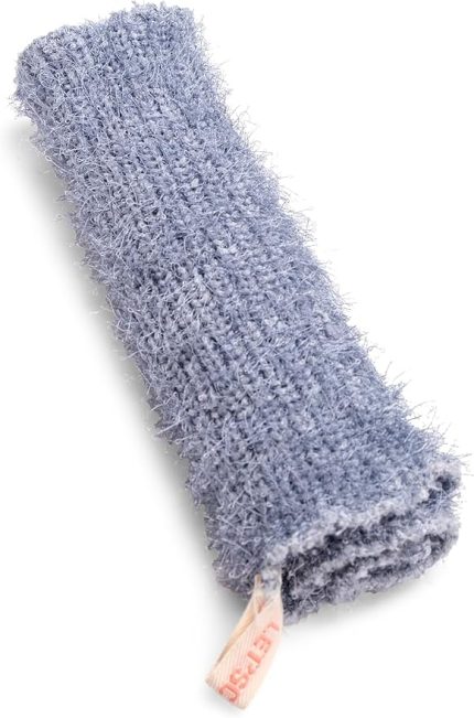 Süper Esnek Mavi Banyo Lifi Tüm Cilt Tiplerine Uygun Duş Lifi Unisex 20x30 Cm