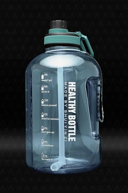 Winta Bpa Içermez Motivasyonel Su Matarası 2.5 Lt Mavi Su Matarası, Su Şişesi, Suluk (ÇANTASIZ)