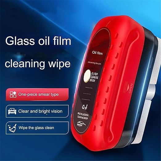 Temizleme Fırçası, 2024 Yeni Ön Cam K aması, Araba Cam Yağı Filmi Sökücü, Sökücü ile cam temizleme fırçası, Netliği ve Görünürlüğü İyileştirir - Görsel 3